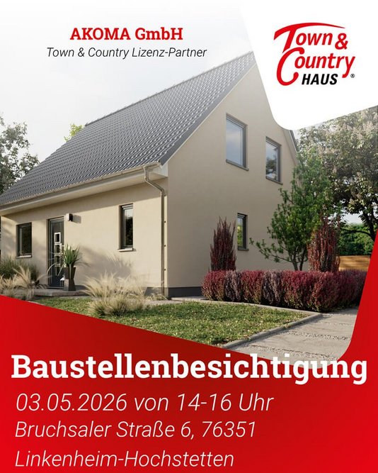 Baustellenbesichtigung Einfamilienhaus Flair 110 Linkenheim-Hochstetten am 3. Mai 2026