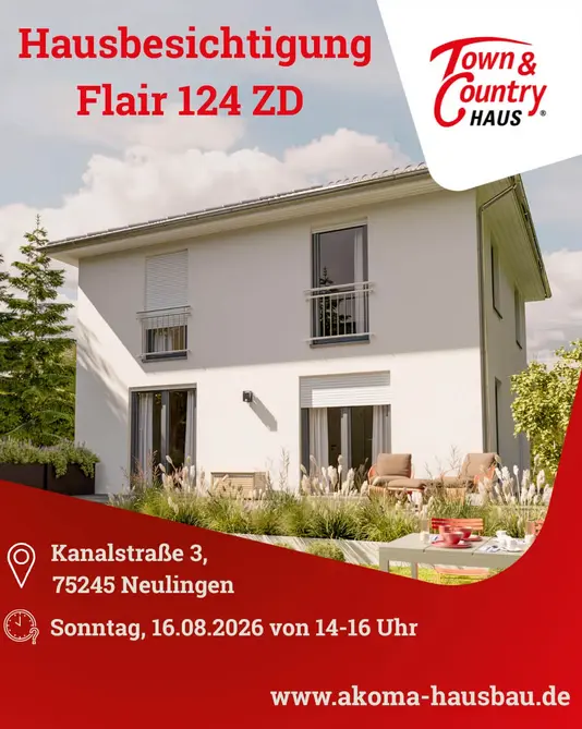 Anzeige Hausbesichtigung Stadthaus Flair 124 Neulingen